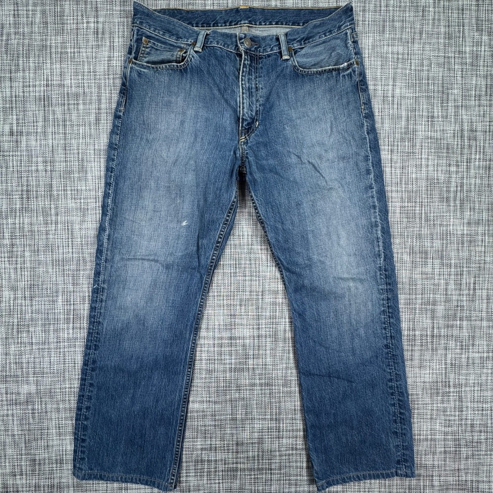 Polo Jeans Ralph Lauren Mens 34x30 Classic Fit Straight Blue Cotton Denim Jeans